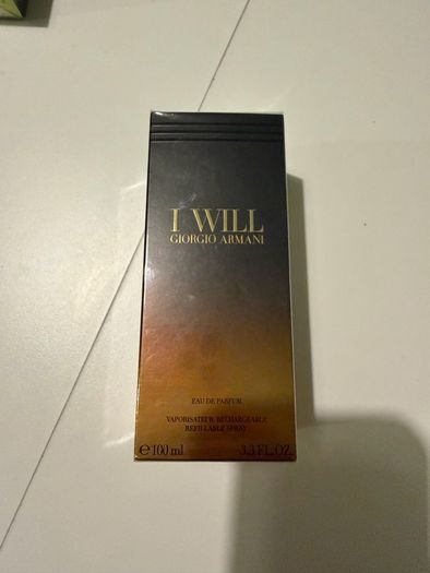 ARMANI I WILL 100ml parfum for him / latest release
