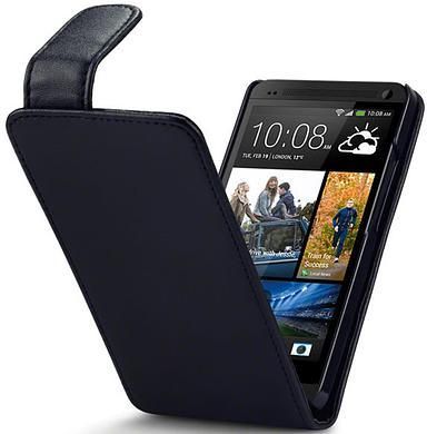 HTC ONE Flip Case Cover in Black / Pink / Purple / Red