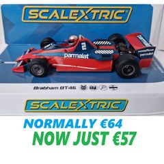 Scalextric F1 Brabham BT46 #2 Slot Car ( C4422 classic Formula one Legend )