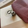 Pandora Clip Charm Brand New oxidised with Black Onyx Image 5
