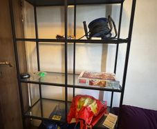 Free 4 tier glass display case