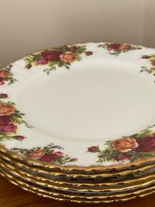 Dinner Plates Royal Albert Old Country Roses Bone China
