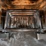 Custom Architectural Steel Fireplace Grate & Obelisk Andirons Image 3
