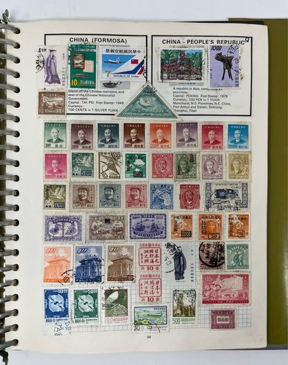 Collection: Used world collection In New World Stamp Album