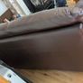 Brown leather couch set Image 9
