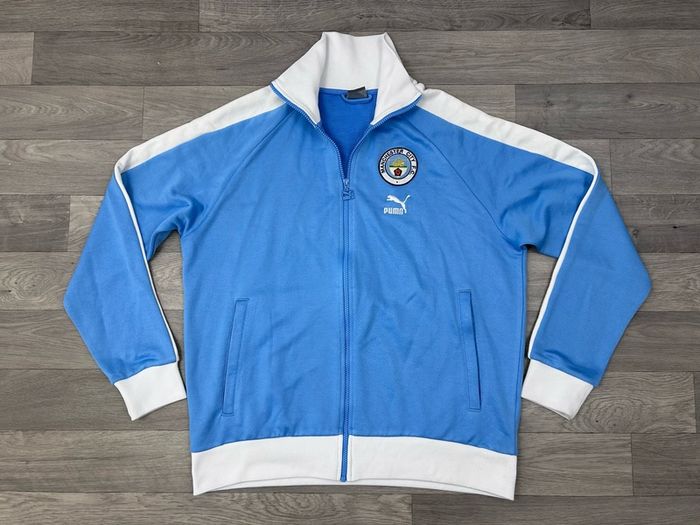 Puma Manchester City Anthem Heritage Jacket Mens Large