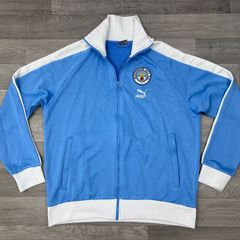 Puma Manchester City Anthem Heritage Jacket Mens Large