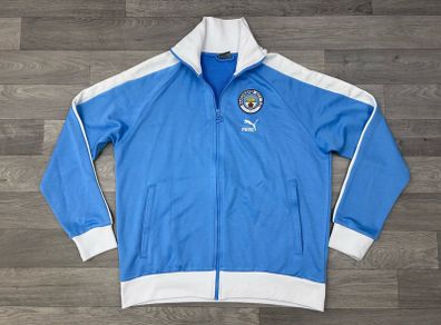 Puma Manchester City Anthem Heritage Jacket Mens Large