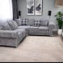 Grey Verona L shaped corner sofa Image 2