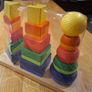 Wooden Stacking Shapes Set Image 2