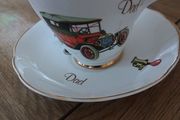 Vintage Argyle Bone China Dad Cup and Saucer