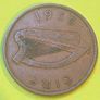 vintage pre-decimal Irish 1 pingin (one penny) bronze coin Image 2