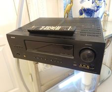 DENON Amplifier with remote control.