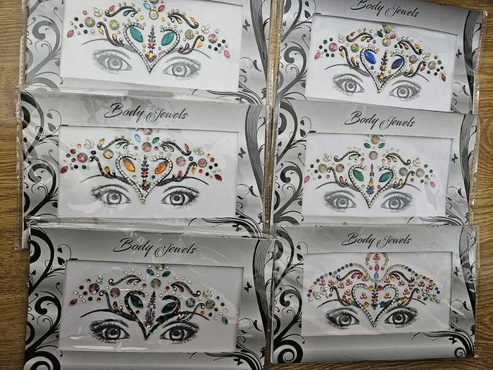 Party/Festival face gems/tattoos/jewels