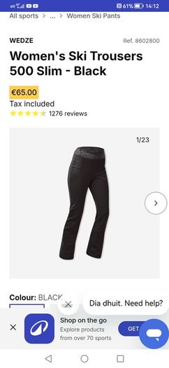 Ski trousers 2 pairs brand new 40 each