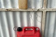 5 litre petrol can and 600ml mixing bottle