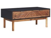Coffee Table 90x50x40 cm Solid Acacia Wood and MDF