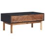 Coffee Table 90x50x40 cm Solid Acacia Wood and MDF Image 5