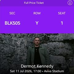 tickets Dermot Kennedy