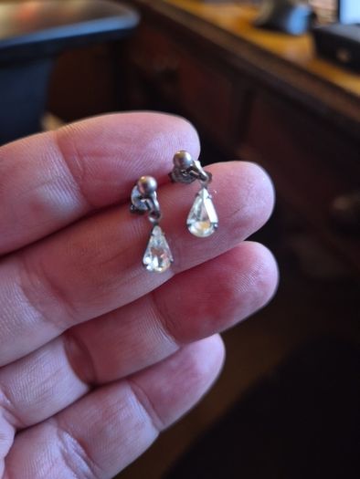 Tiny Vintage Drop Earrings