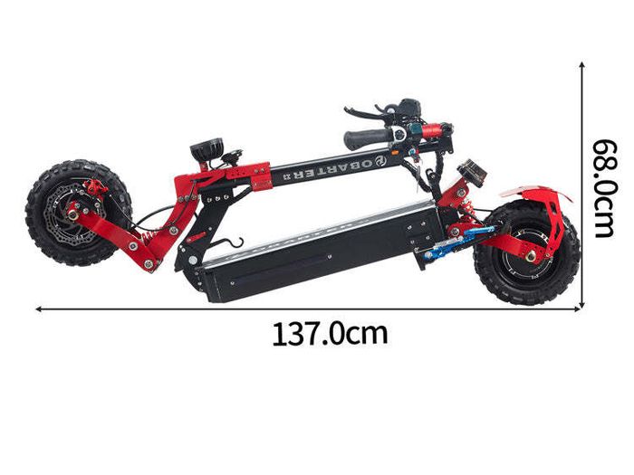 OBARTER X3 1200W x 2 Dual Motor Off-road Electric Scooter