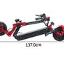 OBARTER X3 1200W x 2 Dual Motor Off-road Electric Scooter Image 10
