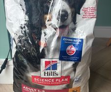 Hills Science Plan Large 25kg+ Adults 1-5 Dog Food Chicken. 12kg Bag (opened never used)