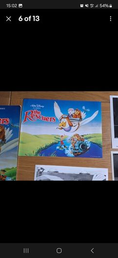 Walt Disney  Classic THE RESCUERS  pres kit