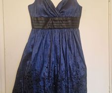 Elegant royal blue dress size s m