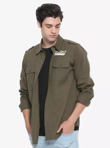 Official Men's 2XL Rick And Morty SEAL Team Ricks Military Jacket (Hot Topic Exclusive) (Brand New & Unopened)