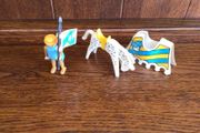 Vintage 1974 Playmobil Geobra battle horse and figure