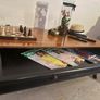 Black & Timber Refurbished Coffee Table Image 4