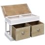 Hall Bench 70x35x45 cm Paulownia Wood Image 6