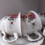 China Cups & Saucers + Lidded Sugar Bowl Image 2