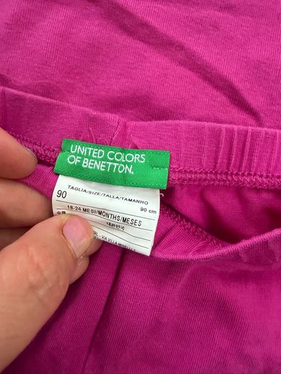 Benetton 18-24 toddler girls top and leggings set