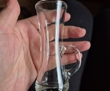 Vintage Alcohol Drink shot glass/ flower vase