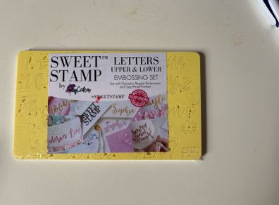 Sweet stamp embossing set