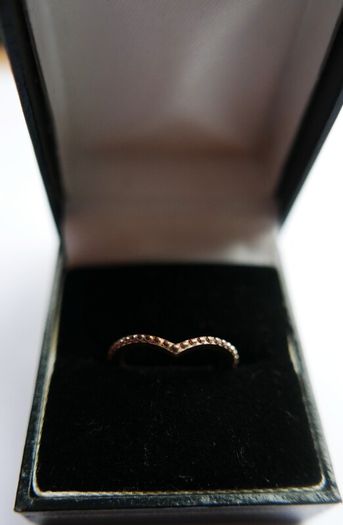 Pandora ALE  14K 585 Rose Gold Plated Metal Ring size L1/2 - 1,5g