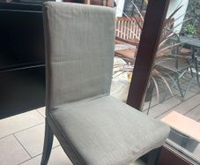 Dining table and chairs x 4