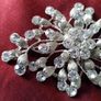 Large Diamonte Brooch Image 4