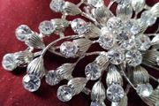 Large Diamonte Brooch