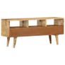TV Cabinet 110x36x50 cm Solid Mango Wood Image 4