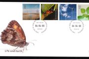 2000 Great Britain Millennium Projects 4th Series "Life and Earth" Commemorative Stamps Royal Mail Addressed First Day Cover (FDC)