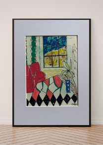 Original art Original Artwork on paper A4 Mounted contemporary Irish Art abstract painting