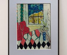 Original art Original Artwork on paper A4 Mounted contemporary Irish Art abstract painting