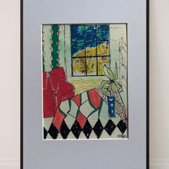 Original art Original Artwork on paper A4 Mounted contemporary Irish Art abstract painting