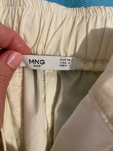 Mango cotton trousers size 34