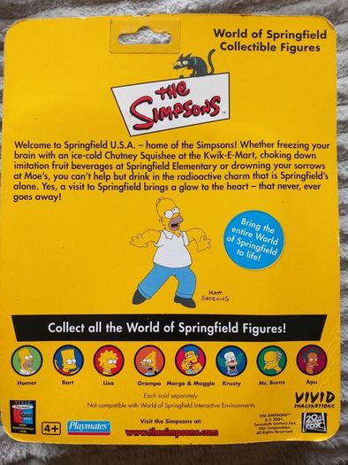 The Simpsons playmates world of Springfield figures! Series one full collection.