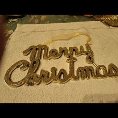 Merry Christmas sign