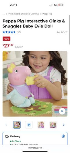 Peppa Pig Evie pig